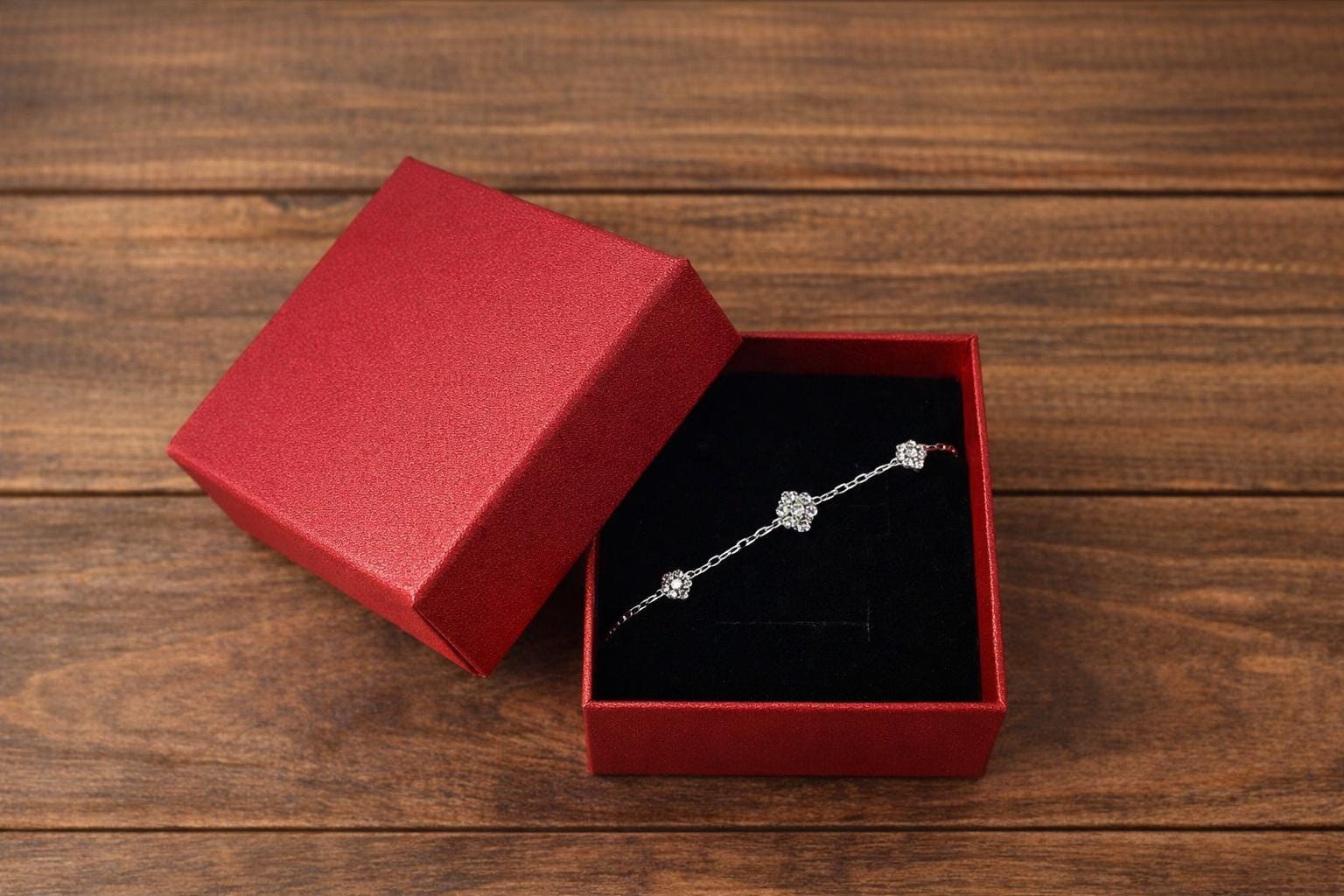 1.5CT Moissanite Bracelet, 925 Sterling Silver, Elegant Chain Jewelry, Women's Wedding Accessory
