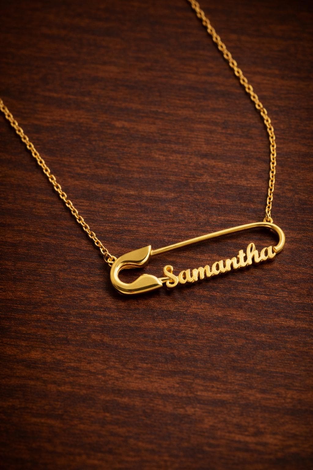 Custom Name Necklace 1-2 Names Paperclip Chain Gold Silver Stainless Steel Personalized Couple Gift