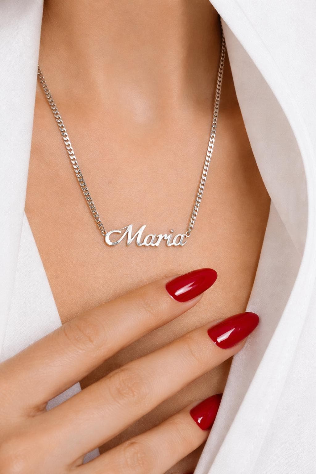 Custom Name Necklace 18K Gold / Rose Gold – Personalized Gift for Her, Minimalist Jewelry