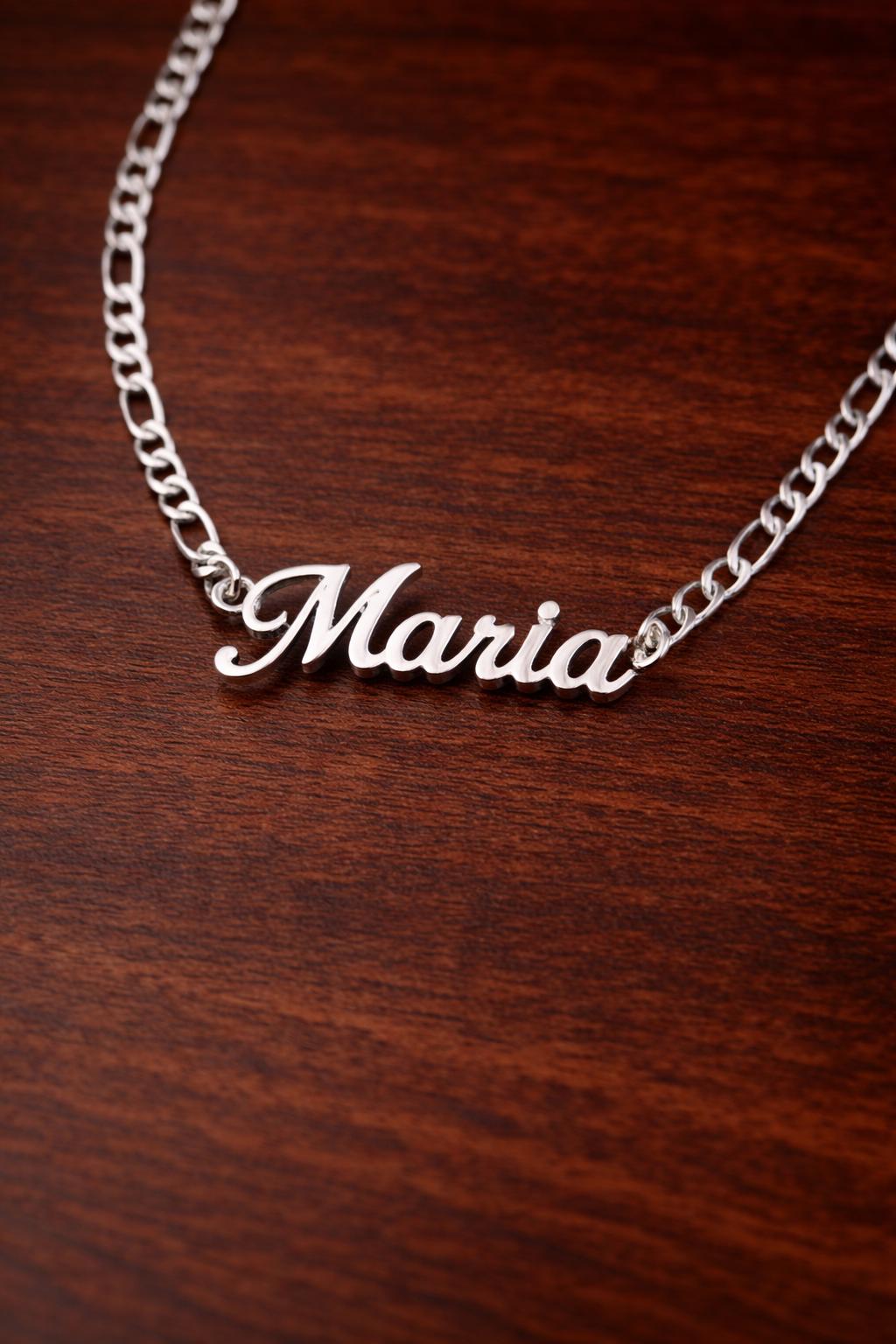 Custom Name Necklace 18K Gold / Rose Gold – Personalized Gift for Her, Minimalist Jewelry