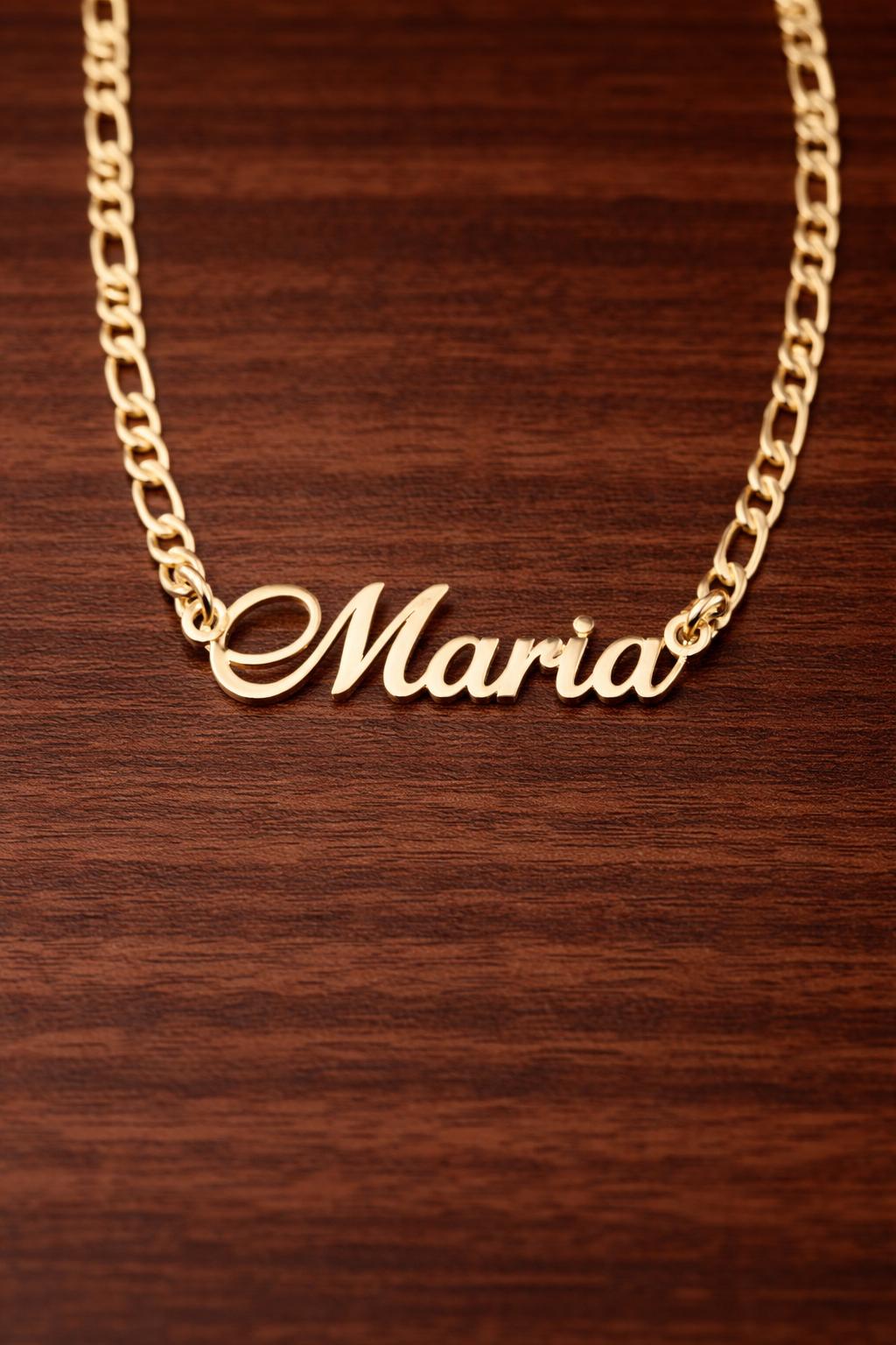 Custom Name Necklace 18K Gold / Rose Gold – Personalized Gift for Her, Minimalist Jewelry